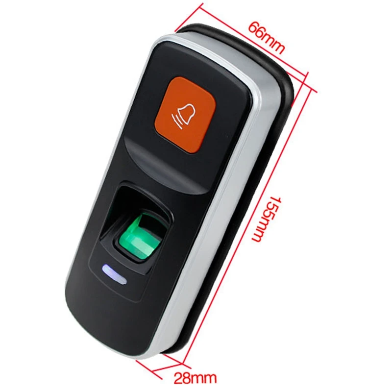 RFID автономный сканер отпечатков пальцев, считыватель отпечатков пальцев, биометрический контроль доступа, Открыватель двери, поддержка SD карты, дверь