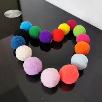 

Pet Cats Soft Plush Colorful Ball Toys Interactive Playing Balls Kitten Toys Candy color Ball Assorted Pets Supplies