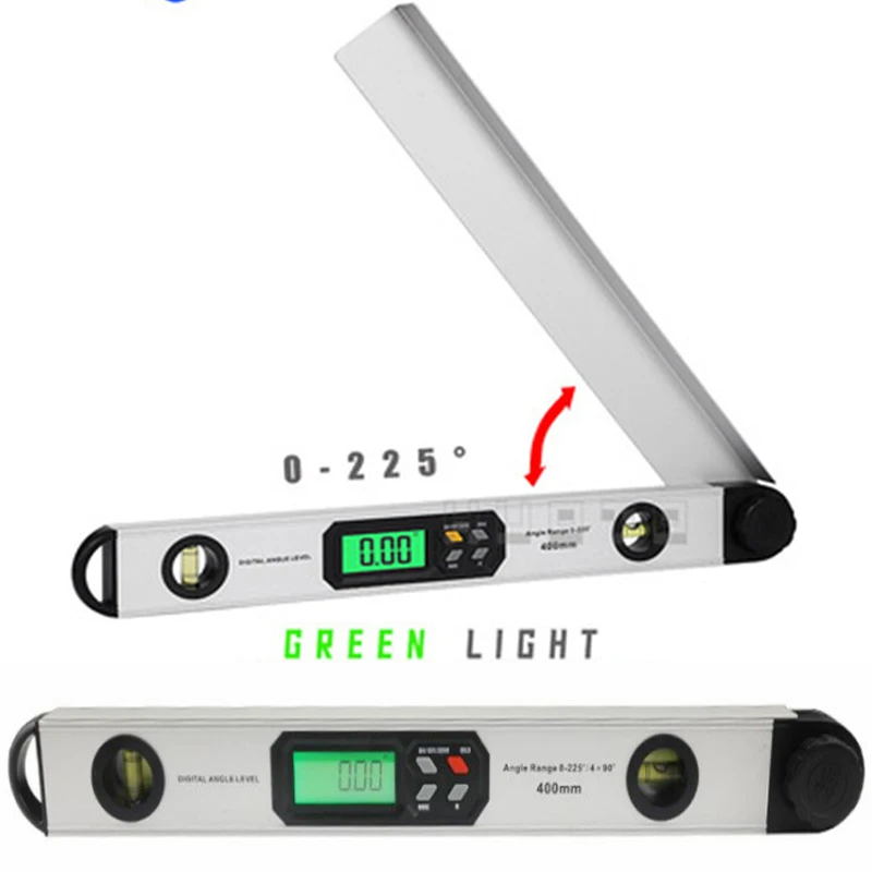 400mm 16inch Range Finder Digital Protractor Digital Angle Finder Level Spirit Level Angle Meter digital angle protractor level gauge digital angle meter digital inclinometer digital level