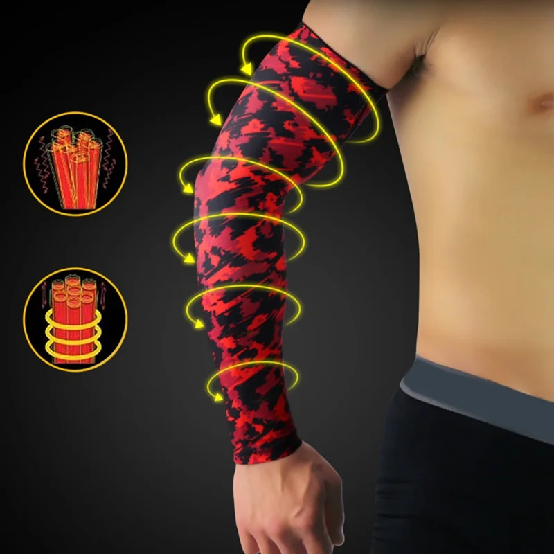 Breathable Cycling Running Arm Warmers Men Women Sport Bicycle UV Sun Protection Cuff Cover Protective Arm Sleeve