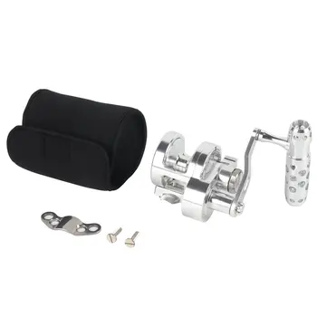 

All Metal Fishing Reel Metal Plate Caster Drum Reel Trolling Wheel Sea Fishing Reel Fishing Left Right Accessories 2018 NEW