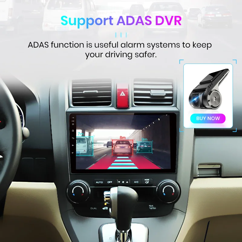 Junsun автомагнитола Голосовое управление AI 2 + 32 ГБ Android 10 для For Honda CR V 3 RE CRV 2007 2008 2009