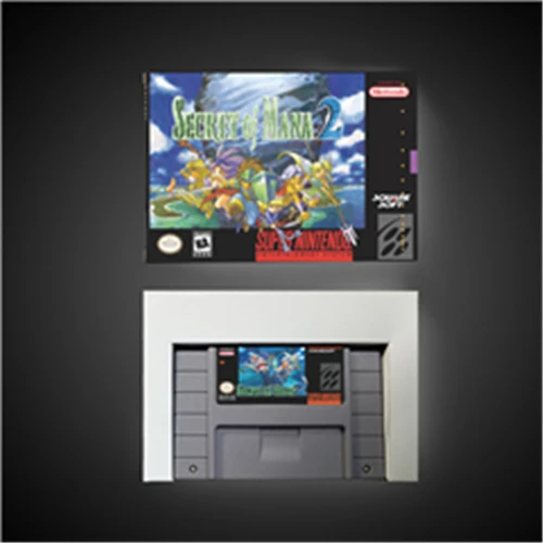 

Secret of Mana 2 - RPG Game Card Battery Save US Version Retail Box