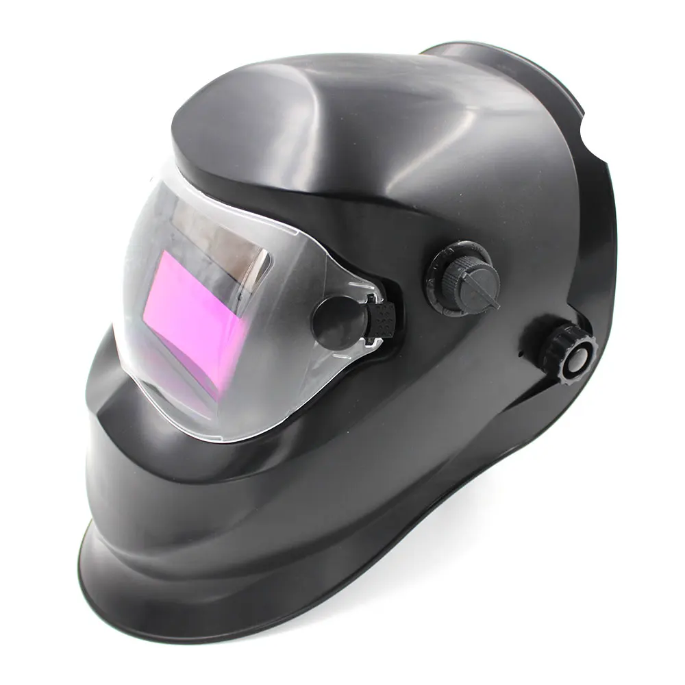 

Solar Auto Darkening Black Anti-UV 60mAH Lithium Battery Welder Mask Welding Helmet Protective Headband Sparkproof