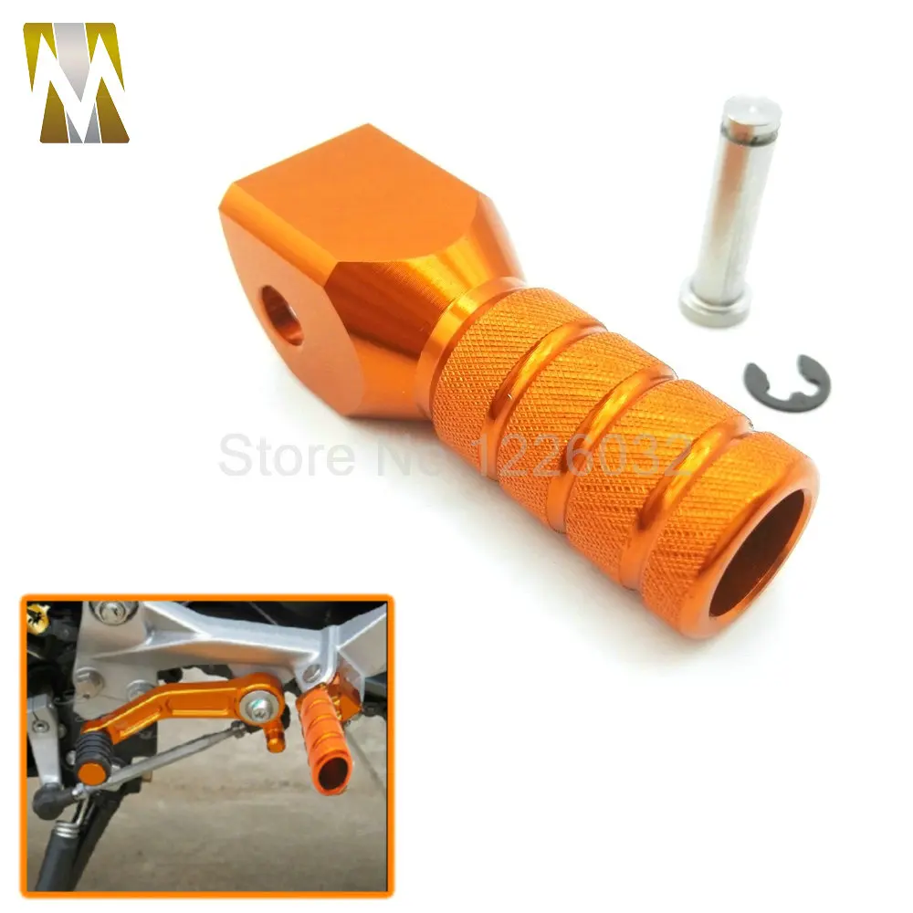 

Orange Motorcycle Accessories CNC Aluminum Shift Lever Toe Peg For KTM EXC 125/200/250/300/380/400/450/500/520/525/530 EXC-F