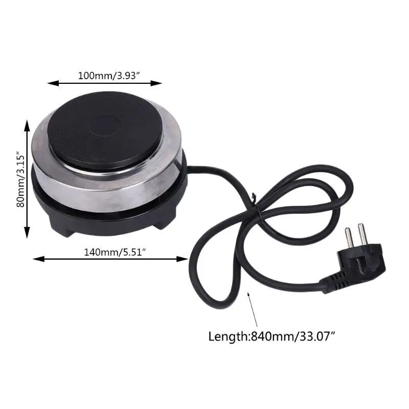 New 220V 500W Electric Mini Stove Hot Plate Multifunction Cooking Coffee Heater New