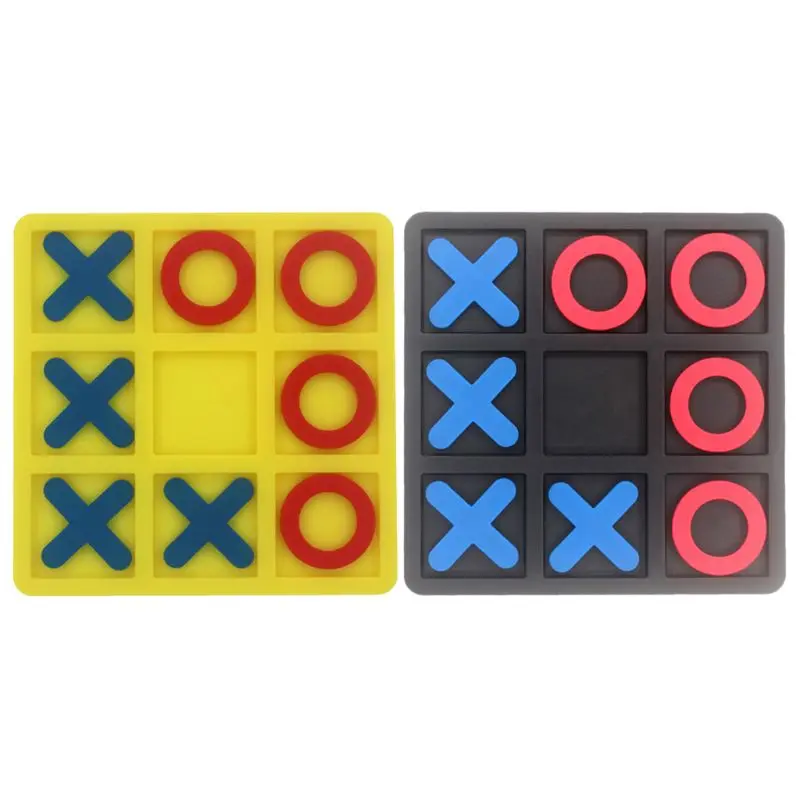 Tic Tac Toe Cognitive Learning Educational Toys OX Chess Puzzle Board Game for Teens Kids Family Party | Спорт и развлечения