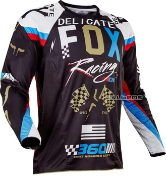 

360 Rohr Men's Jersey Delicate Fox Motocross Scooter Dirtbike Offroad Racing BMX MX DH MTB T-shirt