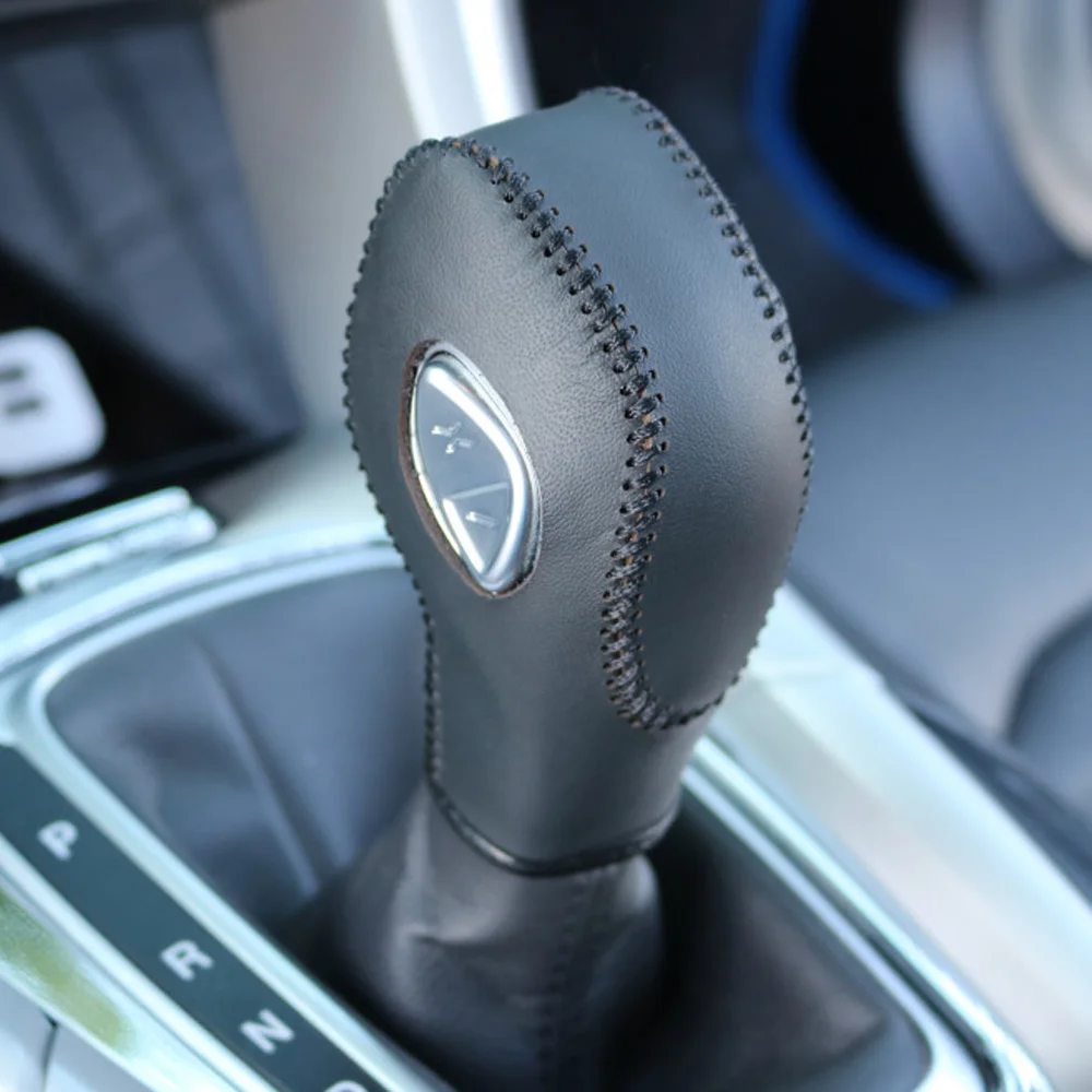 Кожаный чехол для рычага переключения передач ошейников Ford Focus 3 MK3 AT|gear shift knob