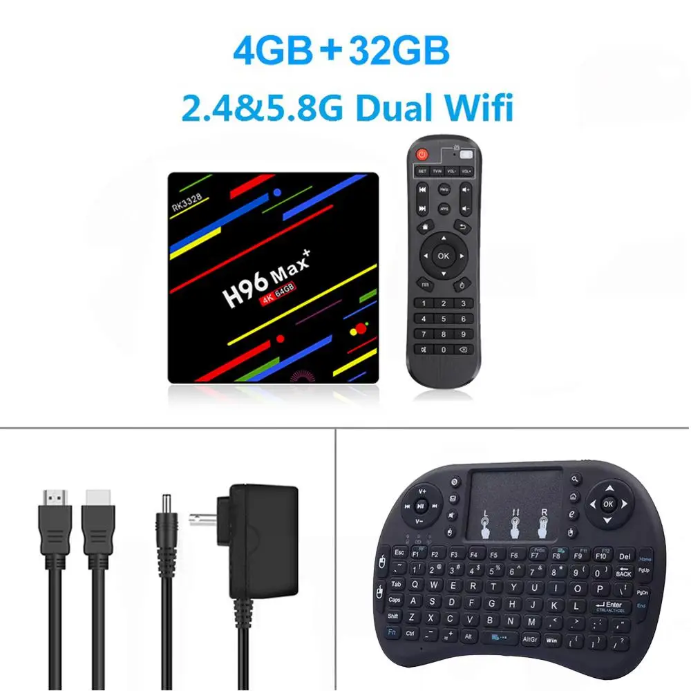 4G 32G normal i8 LEMADO H96 MAX Pro tv Box Android 9,0 Rk3328 4 Гб ОЗУ 64 Гб ПЗУ поддержка 4K 3D 5G Wifi H.265 кодировщик Usb 3,0 - Цвет: 4G 32G normal i8