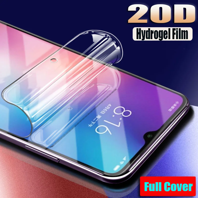 

20D Curve Cover Edge Screen Protector Film For Xiaomi 9T Pro Mi 9 SE 6X A2 Protective For Xiaomi CC9e A1 A3 8 Lite Hydrogel Film