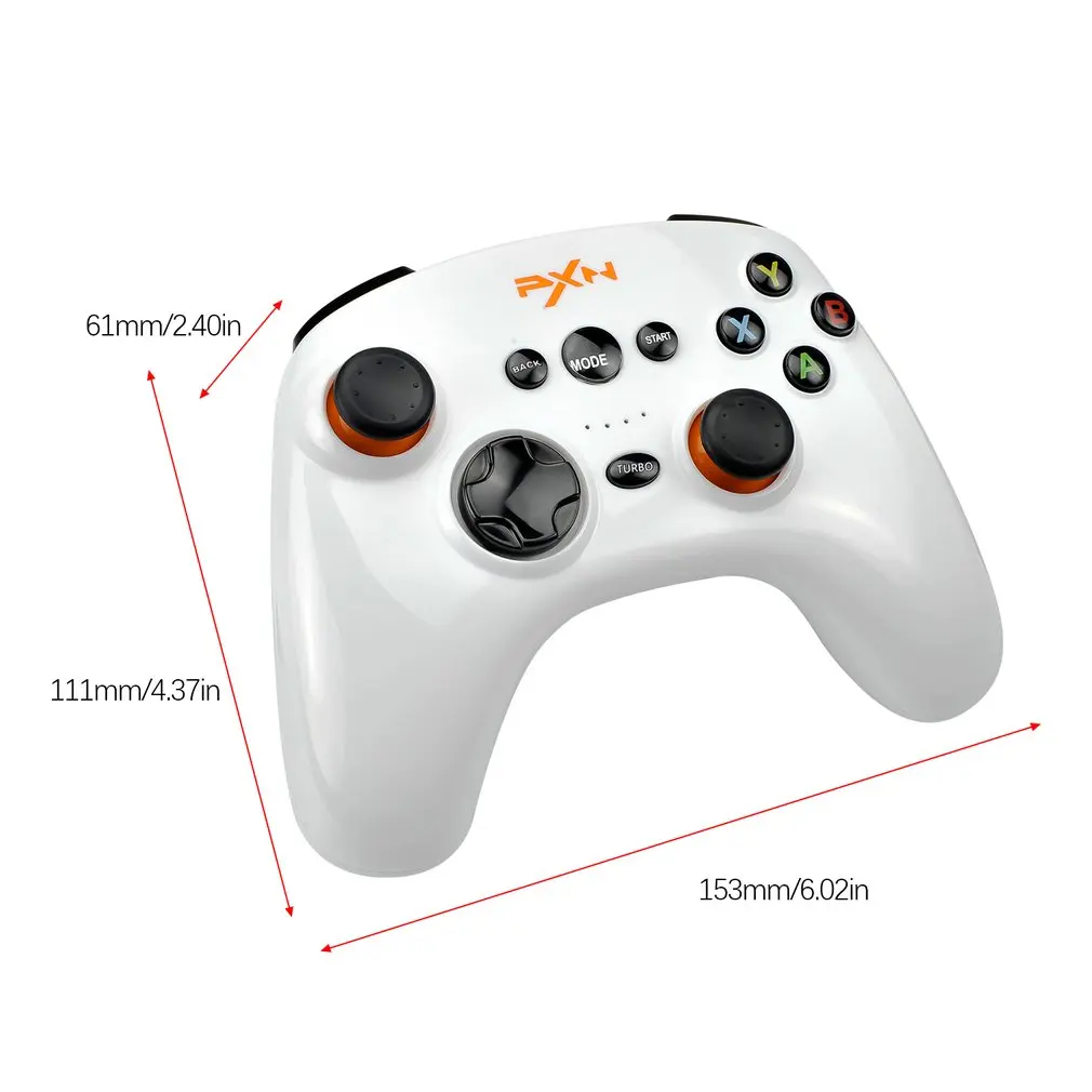 PXN 9608 2.4GHz Wireless Bluetooth V4.0 Removable Shell Joystick for Android Phone with Cover with Telephone Clip