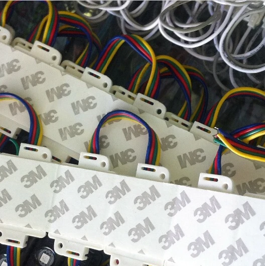 Водонепроницаемый SMD 5050 Светодиодные модули 12V 4 Led высокой яркости для Led канал знак рекламной надписи светодиодный модуль впрыска