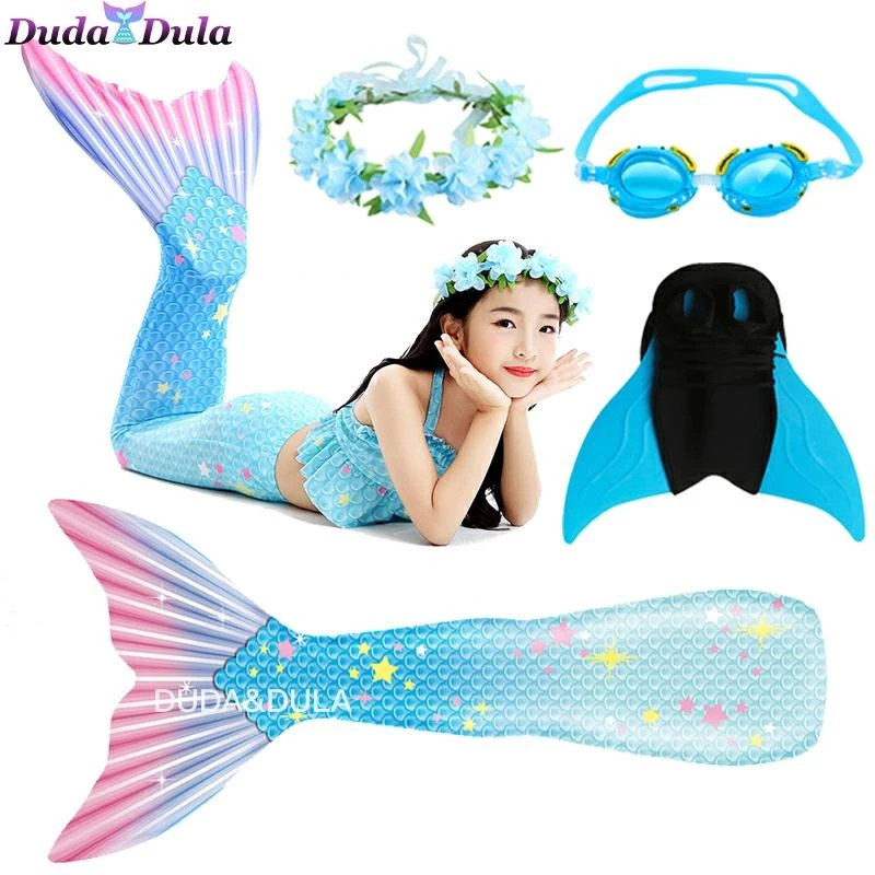 Little Mermaid Tail Girls Kids Children Mermaid Tails For Swimming Costume Kids Swimwear Girls Bathing Suit Swimsuit For Girls Girls Costumes Aliexpress