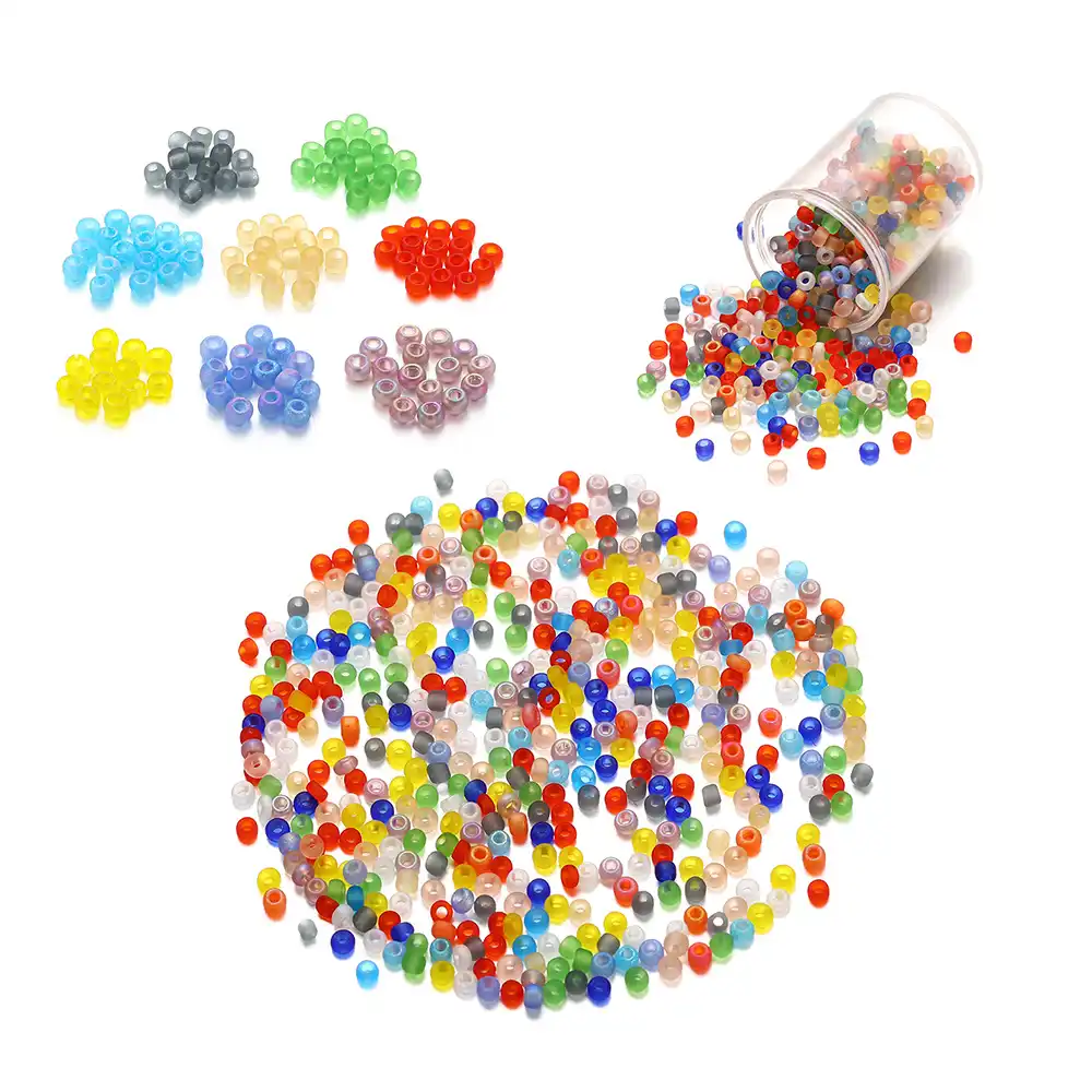 1800pcs/lot 2mm Czech Glass Round Spacer Loose Seed Beads for DIY Jewelry Making