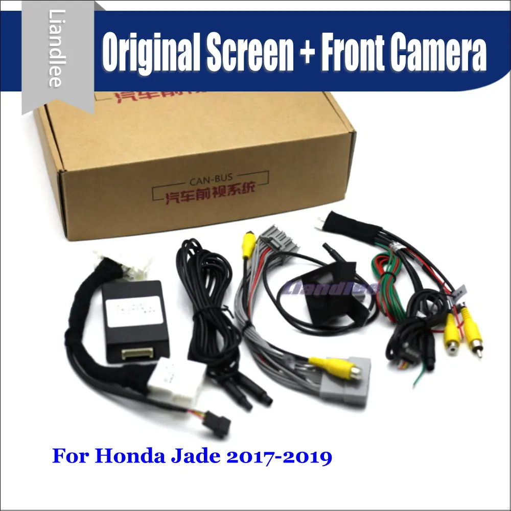 

Car Front View camera Parking System CANBUS For Honda Jade 2017 2018 2019 Original Screen AUTO Rear Reverse CAM