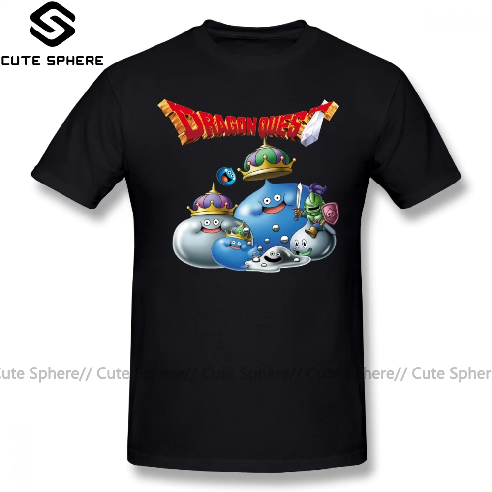 Dragon Quest T Shirt Dragon Quest Slime T Shirt Short Sleeves Oversize Tee Shirt Casual Print Cute Men 100 Cotton Tshirt H T Shirts Aliexpress
