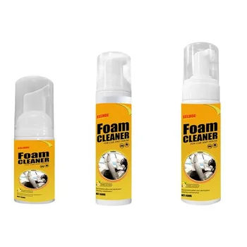 

1pc 30/100/150ml Car Foam Cleaner Multi-purpose Rinse-free Cleansing Spray Waterless Cleansing Foam Household Car Cleaning Tools