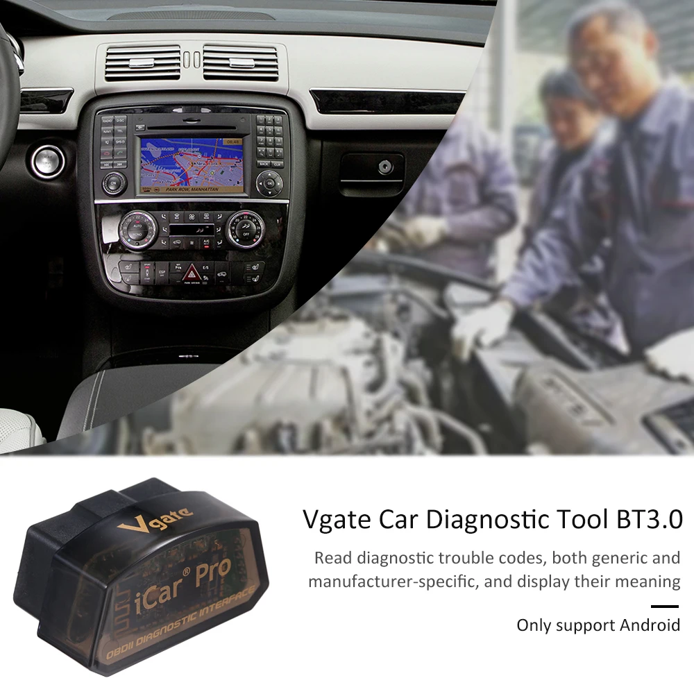 Vgate iCar Pro OBD2 сканер для Android/IOS автомобиля диагностический инструмент