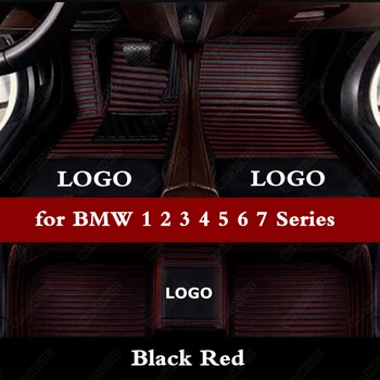 

3D Car Floor Foot Mats for Bmw 4 Series 420i 425i 428i 430i 435i 440i Luxury Leather Car Accessorie Automobile Carpet Cover Pads