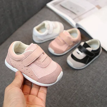 

Baby walking shoes Spring boys'shoes 0-1-3 years old soft sole breathable girls' Flat toddler shoes Super soft and comfortab