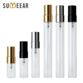 100PCS/Lot 2ml/3ml/5ml/10ml Refillable Perfume Bottle Empty Spray Bottle Atomizer Perfume Bottles 1