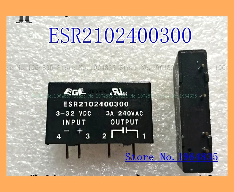 

ESR2102400300 3A 240VAC relay 4 3-32V