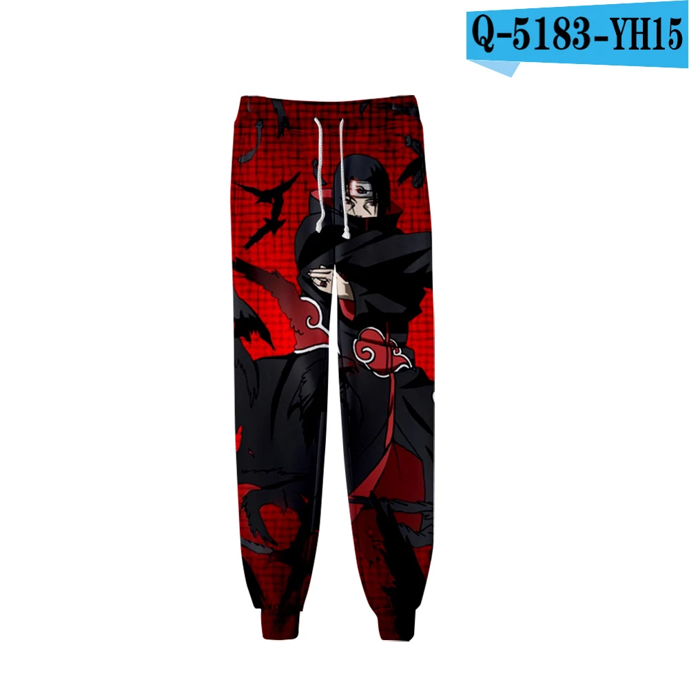 Наруто Узумаки Наруто Uchiha Sasuke 3D брюки высококачественные спортивные штаны лосины Модный популярный тренд удобные повседневные штаны - Цвет: Q5183