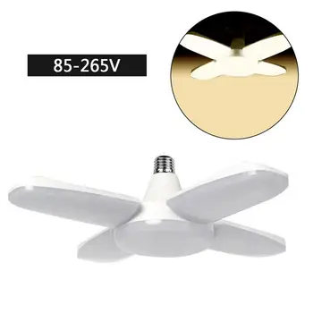 

60W LED Folding Garage Light E27 Colorful Workshop Ceiling Lights 8000LM Fixture Deformable Lamp Lampen Industrieel AC