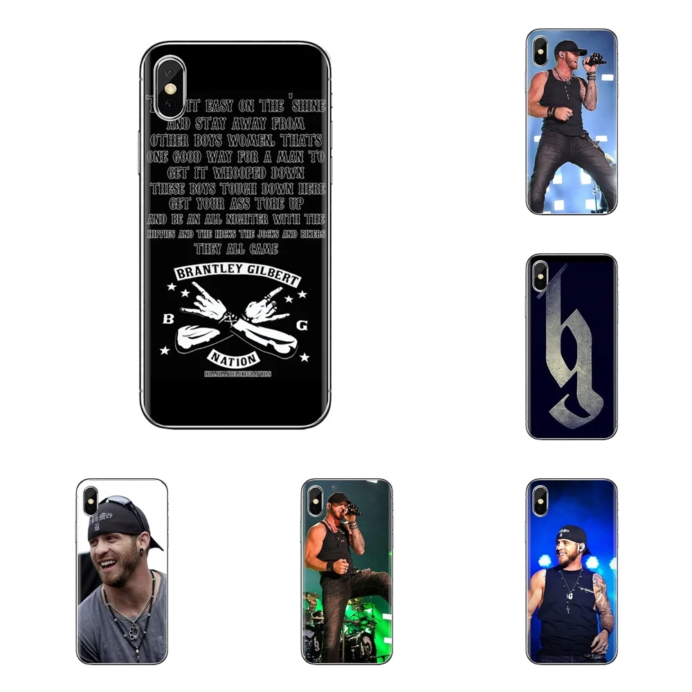 For Huawei G7 G8 P7 P8 P9 Lite Honor 4C 5X 5C 6X Mate 7 8 9 Y3 Y5 Y6 II 2 Pro 2017 Brantley Gilbert Country rocker TPU Skin Case |