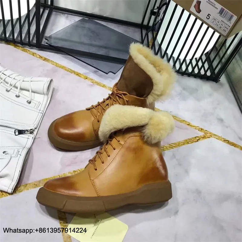 Ботинки Donna Snow Scarpe; женская обувь на плоской подошве; chaussures femme; женская обувь из плюша; женские ботинки с круглым носком и перекрестной шнуровкой; Botas Mujer
