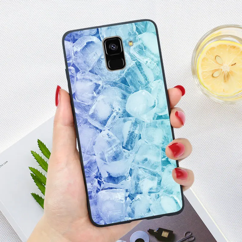 Чехол для samsung J4 Plus чехол Galaxy J6 плюс J3 J5 J7 чехол Крышка Глянцевая блестящая Coque - Цвет: xx2