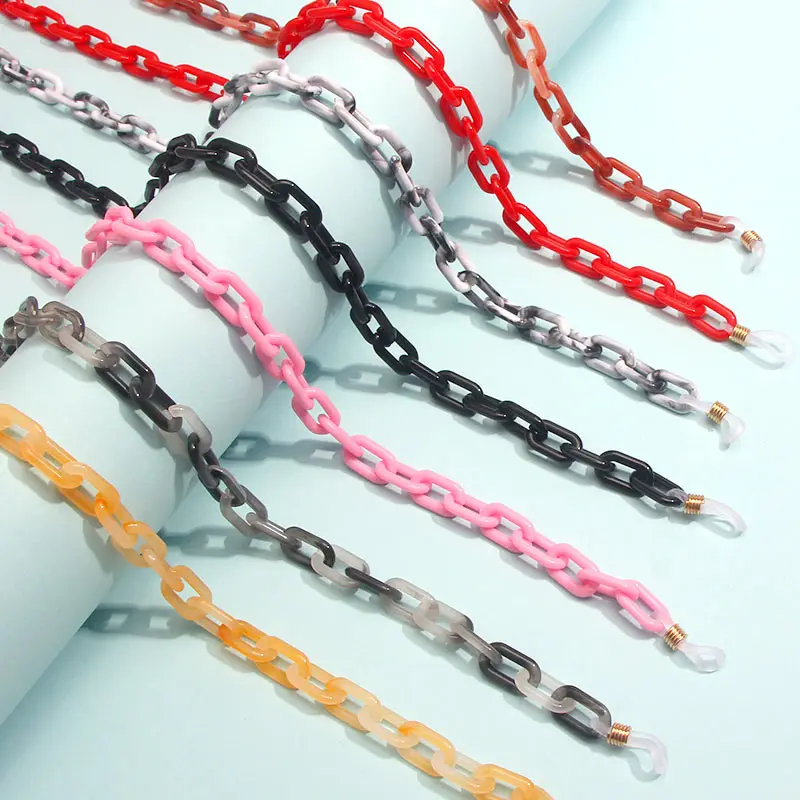 

JJFOUCS 75cm Multicolor Acrylic Eyeglass Chain Reading Eyewears Women Accessories Sunglasses Chain Cord Holder Neck Strap Rope