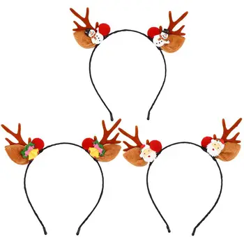 

3pcs Children Hair Hoop Creative Photography Prop Hair Clasp for Party Christmas Decoration