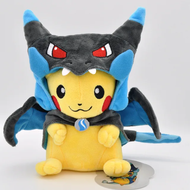22CM POKEMON Plush Toy Hat Dolls cosplay Pocket Monster Pikachu Game Poke Yellow Action Figure Model Anime Toy For Kids Gift