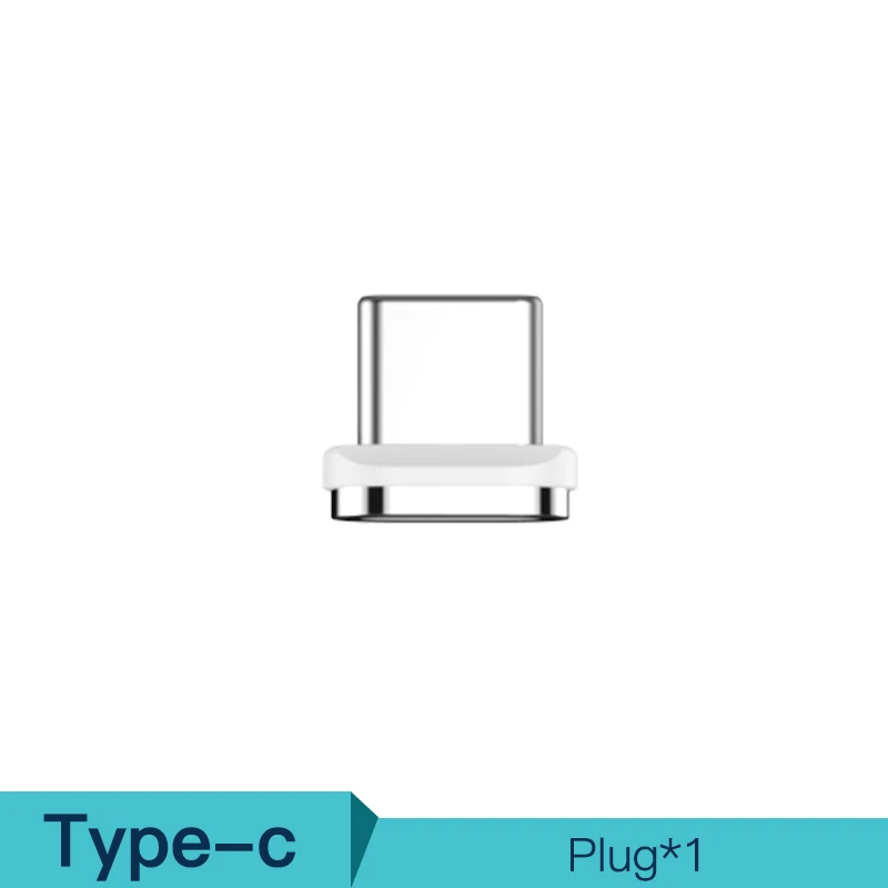 KUULAA Магнитный USB кабель USB C Быстрая зарядка usb type C магнит зарядное устройство Micro USB кабель Быстрая зарядка кабель для мобильного телефона USB шнур - Цвет: For Type-C Plug