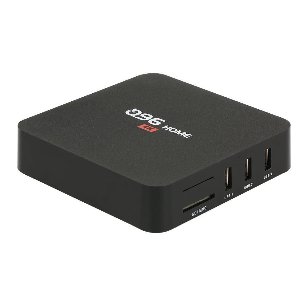 Q96 домашний умный Android 8,1 ТВ приставка 2,4G WiFi H.265 VP9 HDR10 100M LAN Смарт ТВ приставка RK3229 четырехъядерный UHD 4K медиаплеер