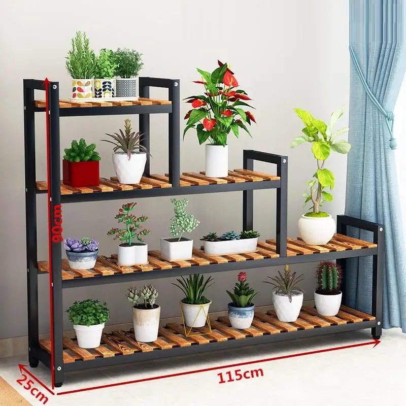 Estanteria Escalera горшок Крытый Terraza Mueble Para Plantas балкон полка Dekoration открытый цветок Stojak Na Kwiaty завод Стенд - Цвет: MODEL H