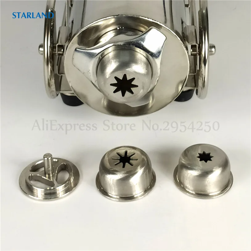4 Pieces/Lot Churros Machines Spare Parts Nozzles Modeling Caps Spanish Molding Lid Maker Fitings Accessories