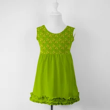 Новое поступление; детская одежда с подсолнухами для маленьких девочек; сезон весна-лето; цветное платье из молочного шелка с короткими рукавами; платье до колен с кроликом