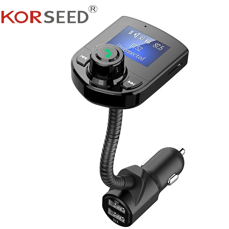 

Bluetooth 5.0 Radio FM Transmitter Car Charger Handsfree USB Adapter Modulator Wireless Car MP3 Player Car Accessories
