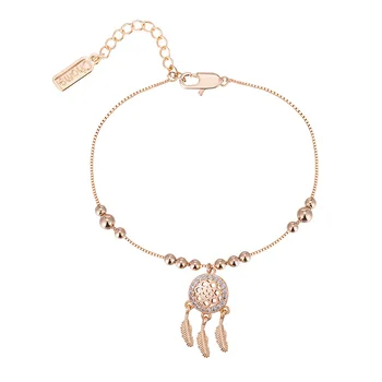 

925 sterling silver Singapore chomel round bead dream net bracelet female versatile hipster minority