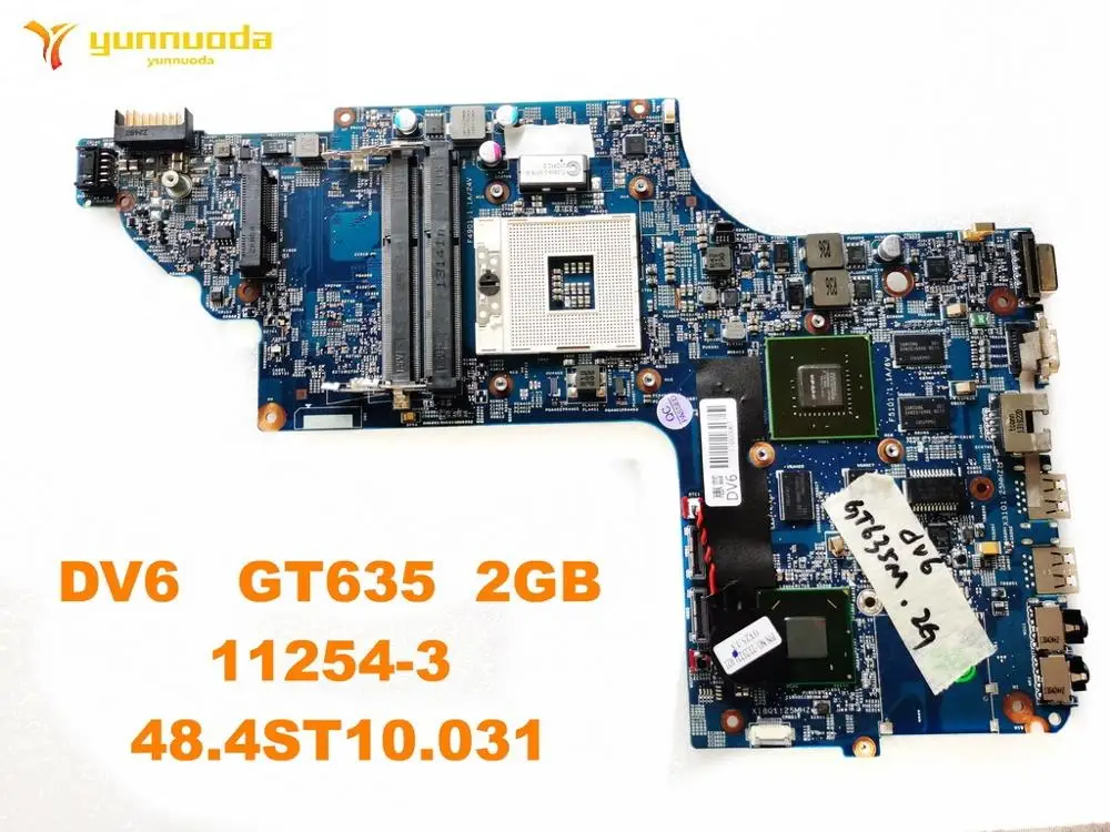 

Original for HP DV6 motherboard DV6 GT635 2GB 11254-3 48.4ST10.031 tested good free shipping