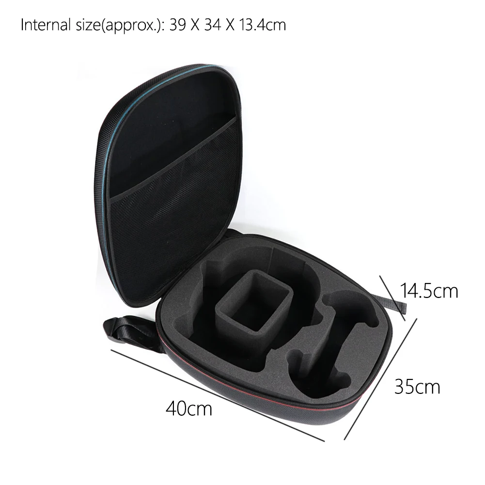 Travel Protective Accessories Solid Zipper Storage Bag Carrying Anti Shock Wear Resistant Portable Hard EVA For HTC Pro Headset