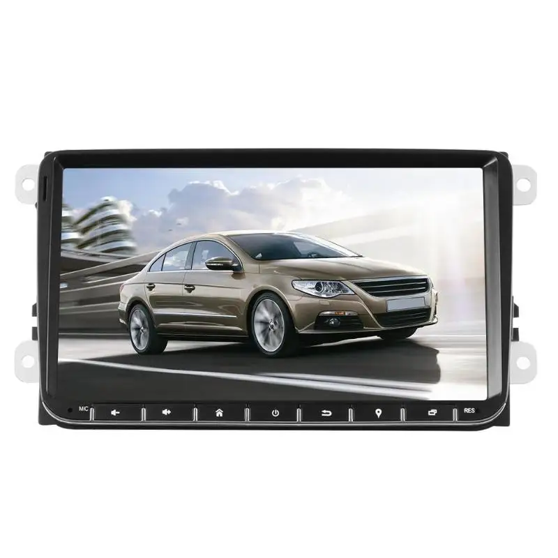 

SWM Android 9.0 Car Stereo MP5 Player GPS Navigation 9 inch Screen Bluetooth WiFi RDS AM FM Radio In Dash Head Unit for VW