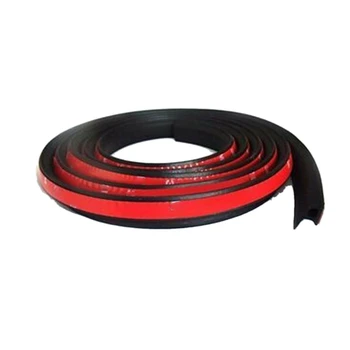 

Car Door Trim Edge Moulding Rubber Soundproofing Weatherstrip Seal Strip 8 Meters P Shape for Car Truck