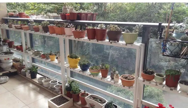 Интерьер для Escalera Decorativa Madera Terraza Estante Para Flores Stojak Na Kwiaty балкон Цветочная полка Dekoration подставка для растений