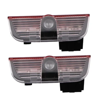 

2pcs For volkswagen polo golf 3 4 5 6 7 b4 b5 b6 b7 b8 LED car door welcome lamp laser projection lamp Car accessories