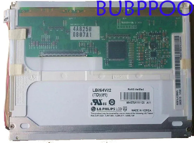 6,4 дюймов lcd LB064V02(TD)(01) LB064V02-TD01 LB064V02 TD01 LB064V02(A1) 640*480 Протестировано для LG, RoHS