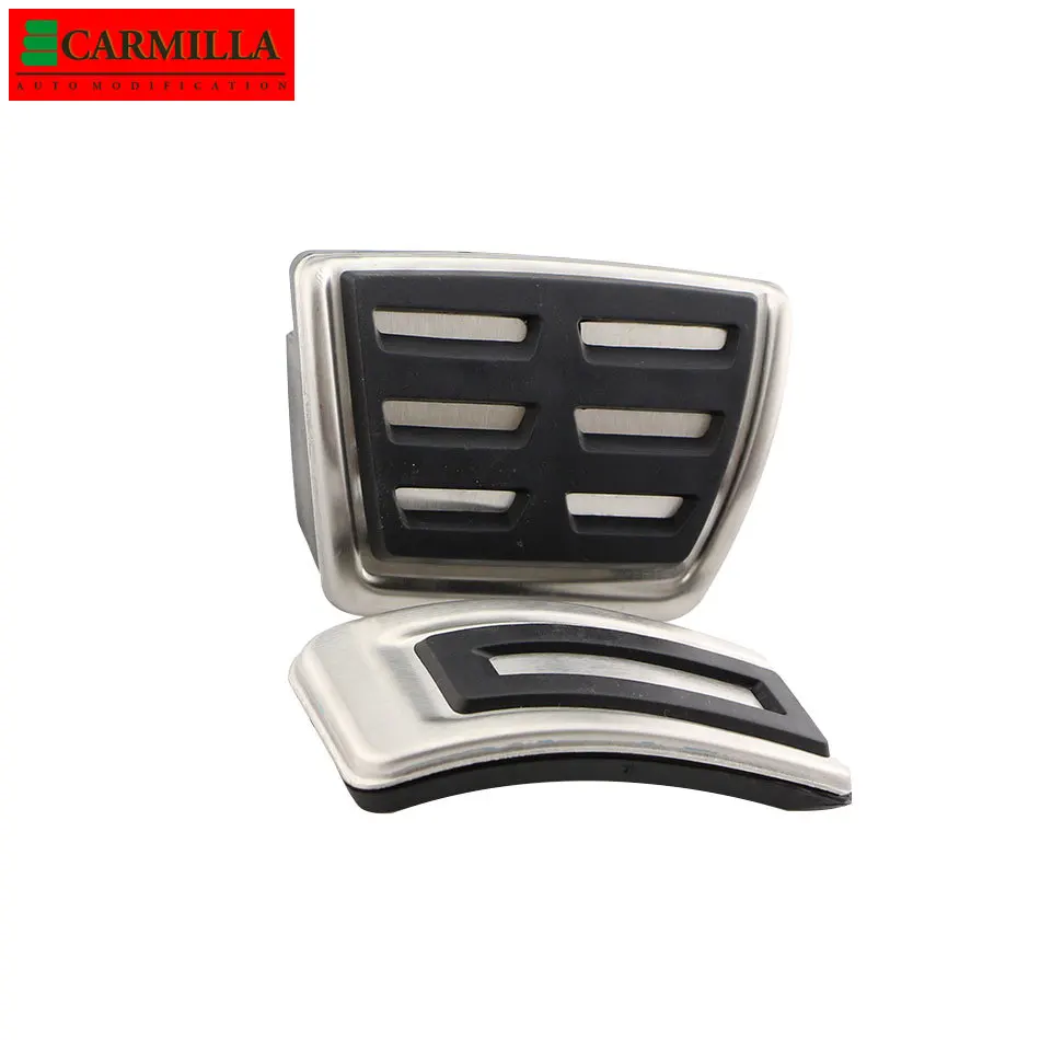 AT MT Car Pedal Cover Pedal Cover for Volkswagen VW Tiguan MK2 Allspace Gas Brake Pedals Foot Rest Pads Carmilla